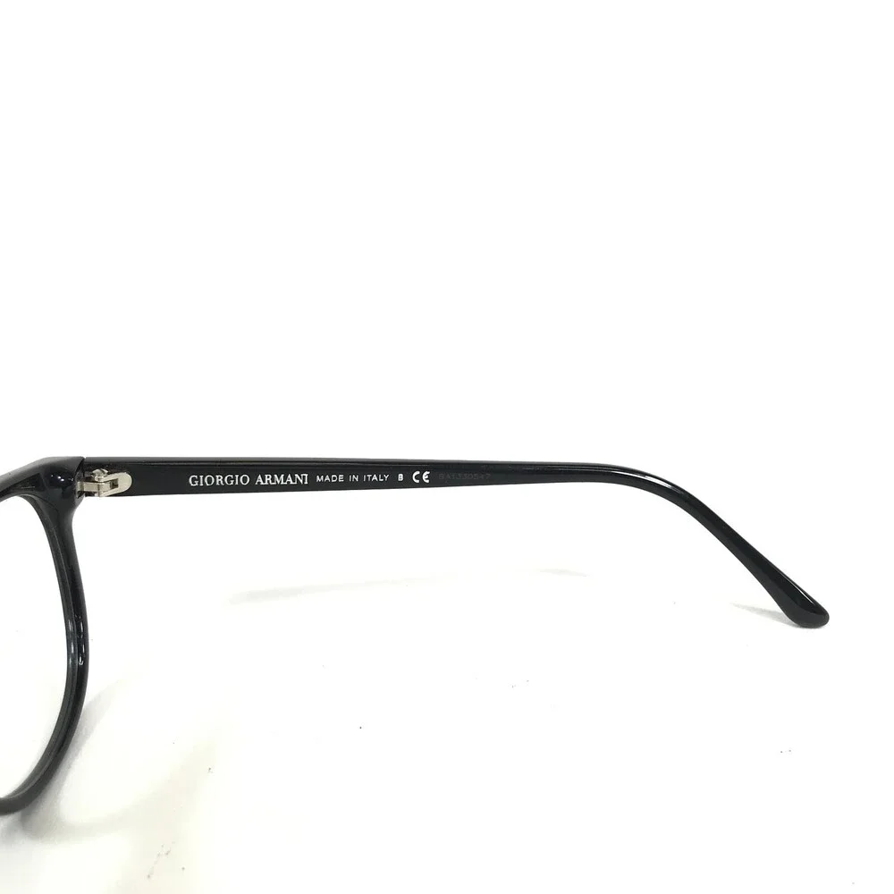 Giorgio Armani Eyeglasses Frames AR7096 5017 Black Round Full Rim 50-19-140